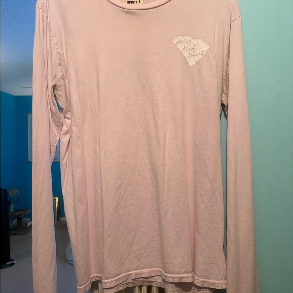 Baby Pink Long Sleeve Shirt
